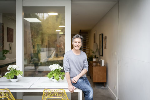 Sam at his Dulwich Hill Home