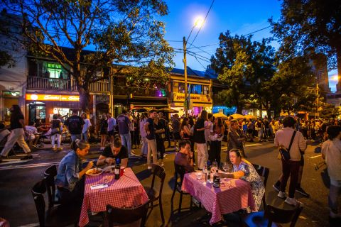 We&#39;re expanding outdoor dining and have waived more than $5.3 million in outdoor dining fees to support businesses. Photo: Katherine Griffiths, City of Sydney.