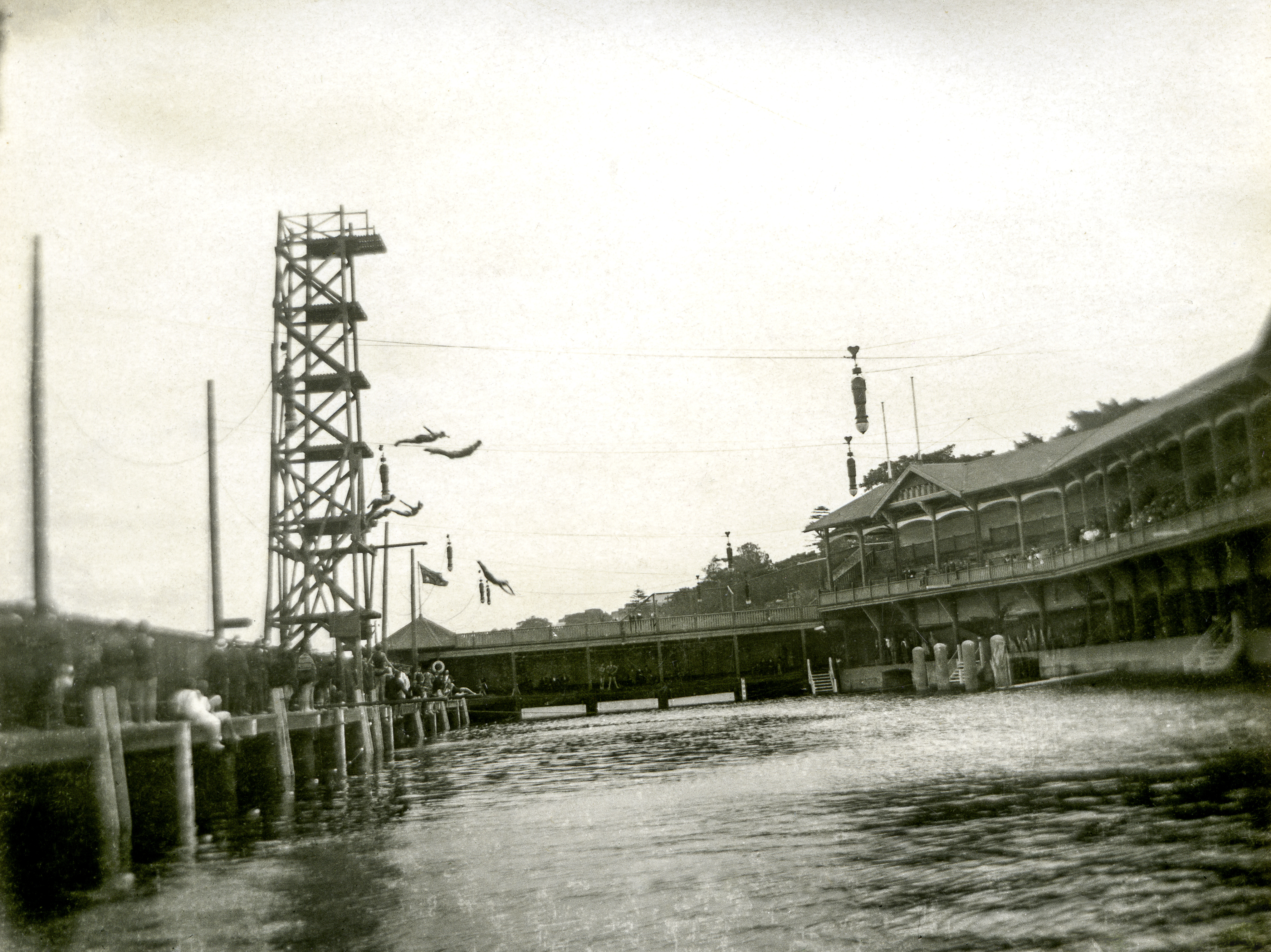 The Domain Baths later became the Andrew (Boy) Charlton Pool.