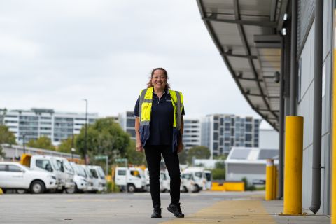 Louisa Teixeira, team leader for cleansing and waste. Photo: Chris Southwood / City of Sydney