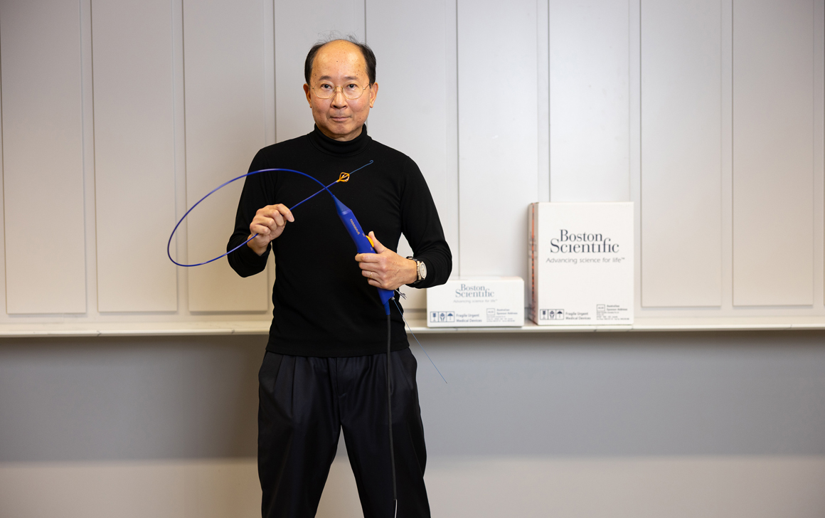 Harry Chiam and his team at Boston Scientific ANZ slashed emissions by switching from air freight to sea freight and consolidating customer orders. Image: Abril Felman