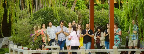 Movement and meditation at the Chinese Garden of Friendship