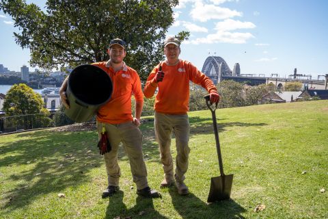 The soil product is then used in our parks. Photo by Abril Felman/City of Sydney