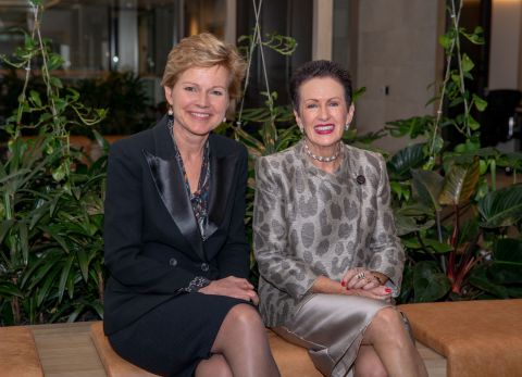 Lord Mayor Clover Moore and Westpac Chief Executive Lyn Cobley.