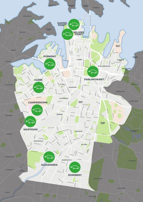 The on-street chargers are available to use in Rosebery, Alexandria, Newtown, Camperdown, Glebe, Darlinghurst, Pyrmont, Millers Point and Dawes Point. 