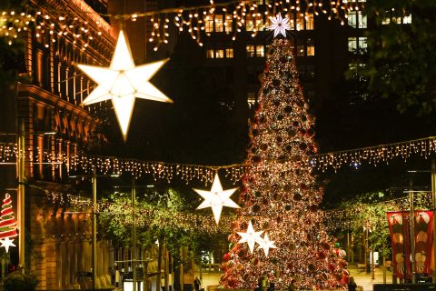Martin Place Christmas tree