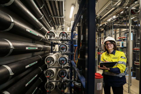 When Green Square’s water recycling scheme is developed to its full potential, up to 320 million litres of stormwater will be collected from these pipes and treated each year. 