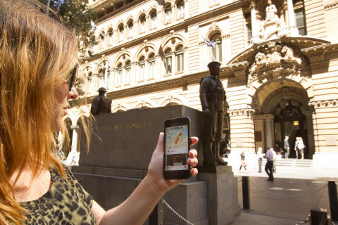 The Sydney Culture Walks app helps you explore Sydney. Photo: Katherine Griffiths / City of Sydney