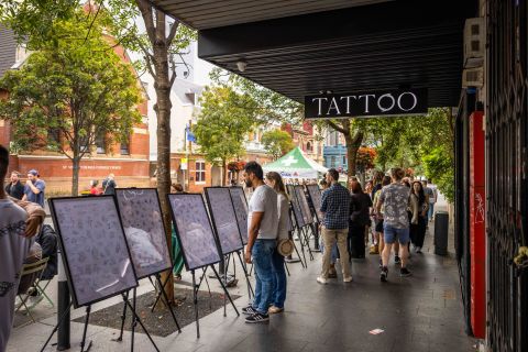 Markd Tattoos on Redfern Street. Photo credit: Katherine Griffiths