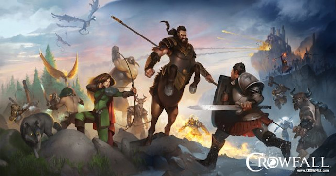 Crowfall keyart Into the Breach