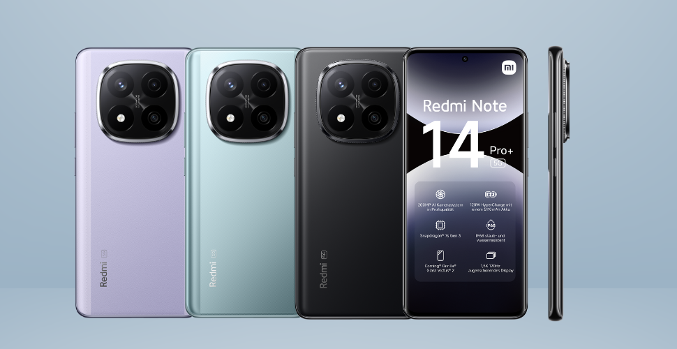 DR: Bestenliste Mittelklasse-Handys Produktbild Xiaomi Redmi Note 14 Pro+