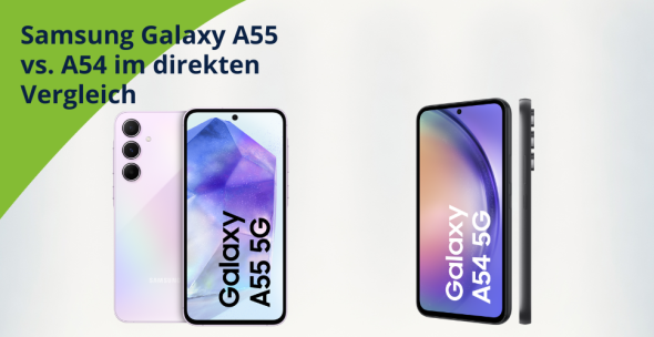 DR: Samsung Galaxy A55 vs. A54_Header image