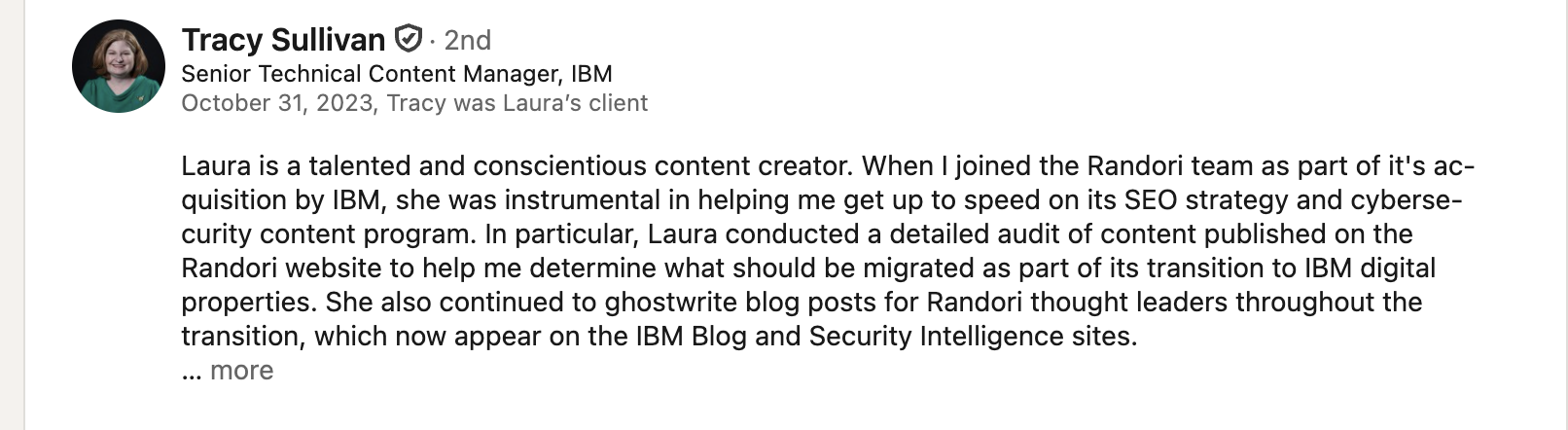 Content Visit Linkedin Review