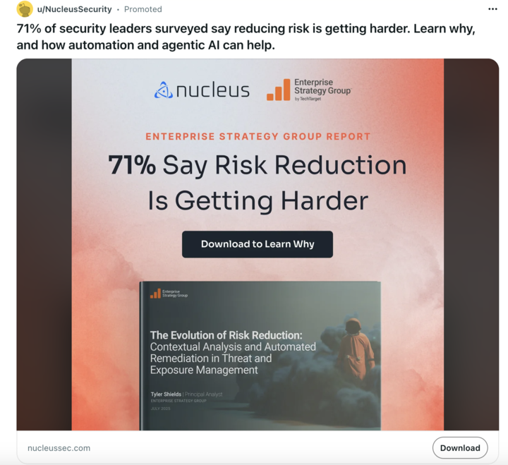 Cyber reddit white paper example ad