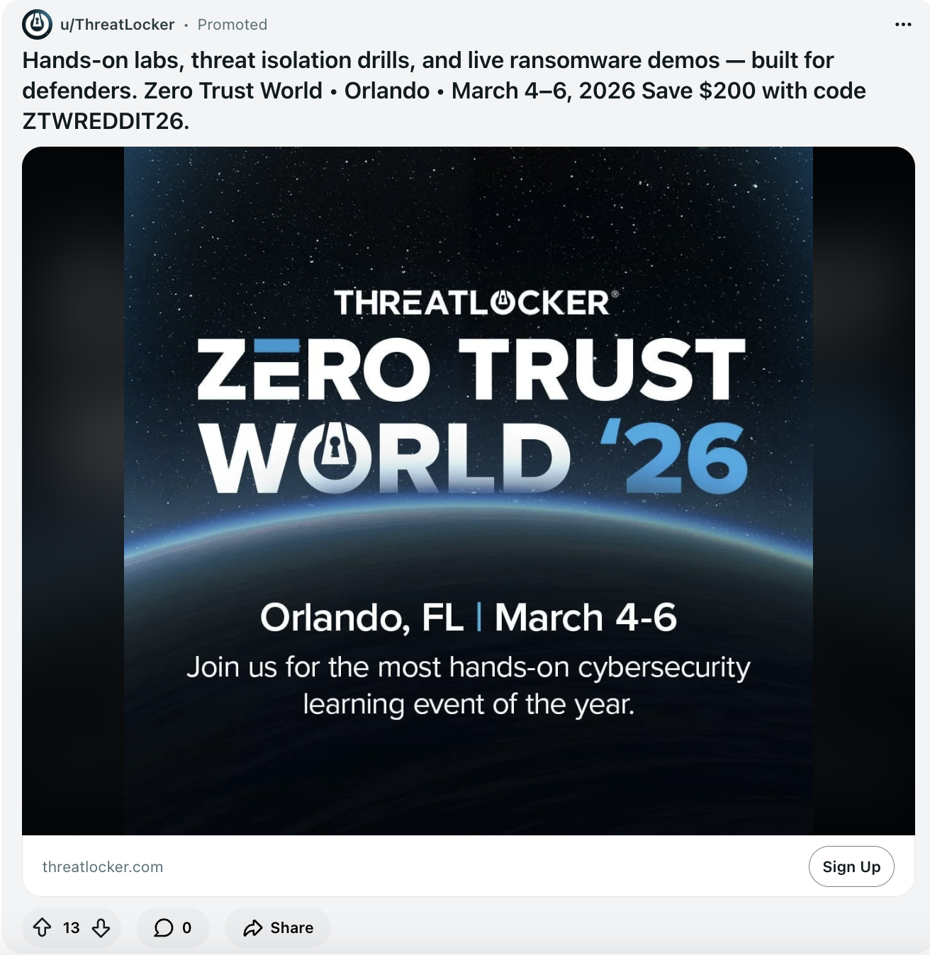 Cyber reddit ad event