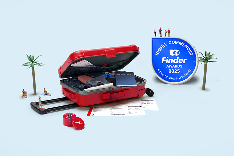 Qantas Australian Travel Insurance “highly commended” at the Finder Travel Insurance Awards 2025
