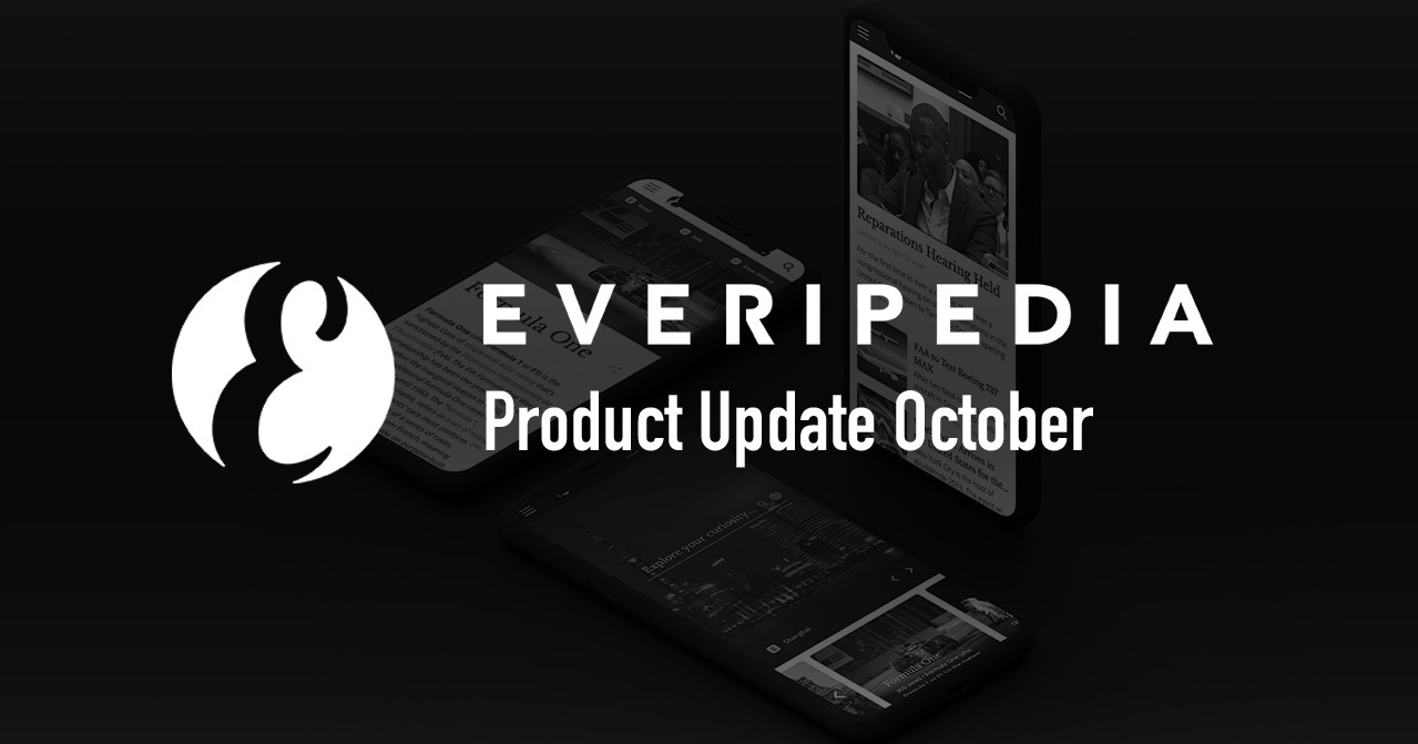 Everipedia October Product Updates