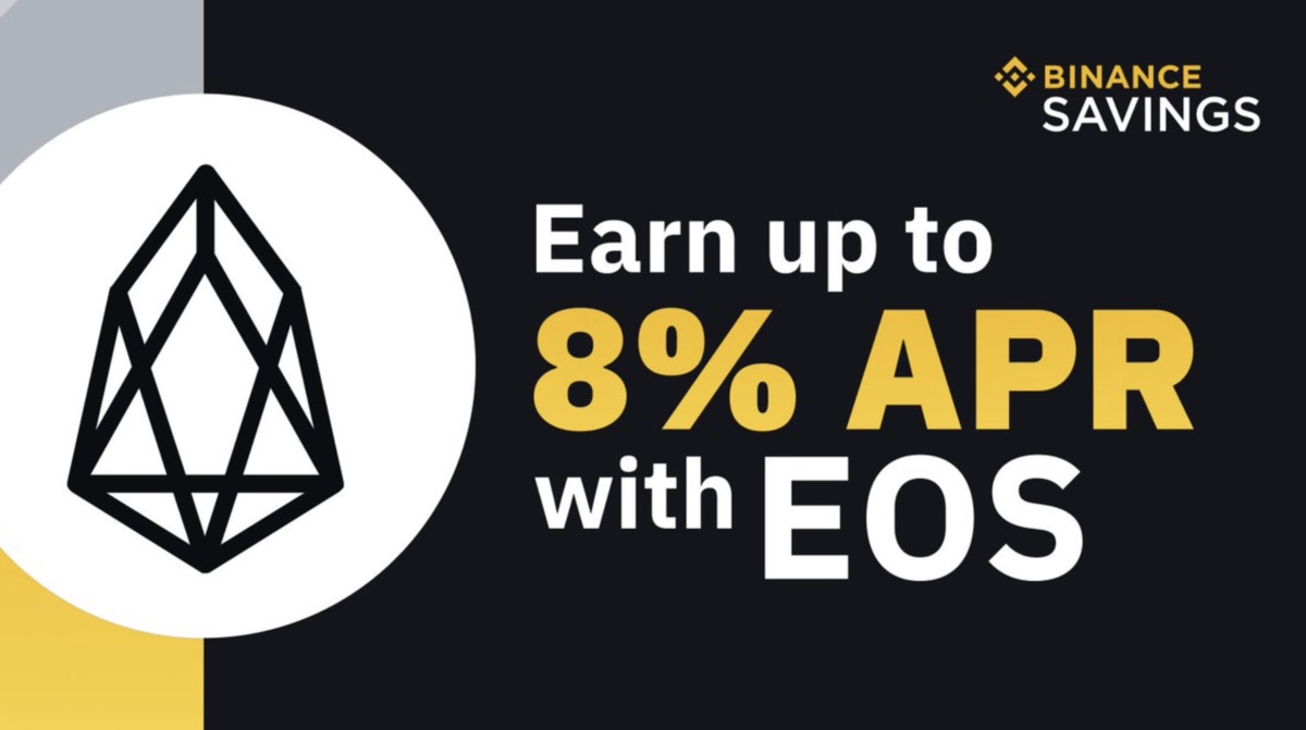 Earn 8% APR on Binance with EOS