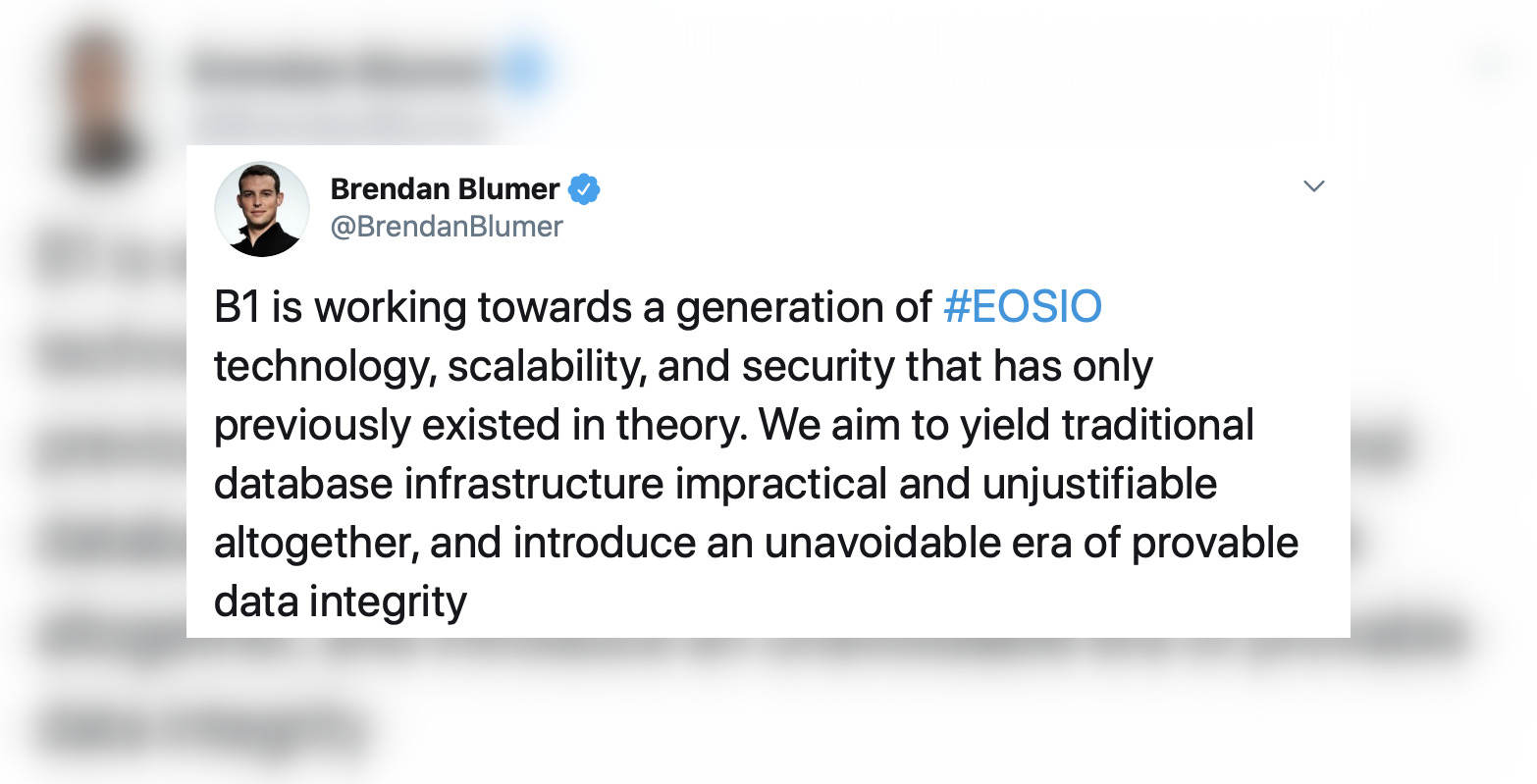 EOSIO will rebuild society's digital infrastructure