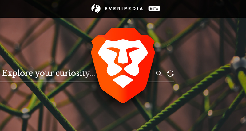 brave everipedia partnership feature
