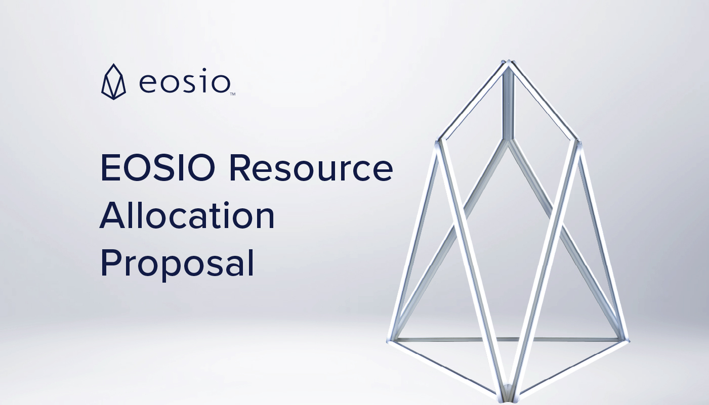 Block.One New EOSIO Resource Allocation Proposal