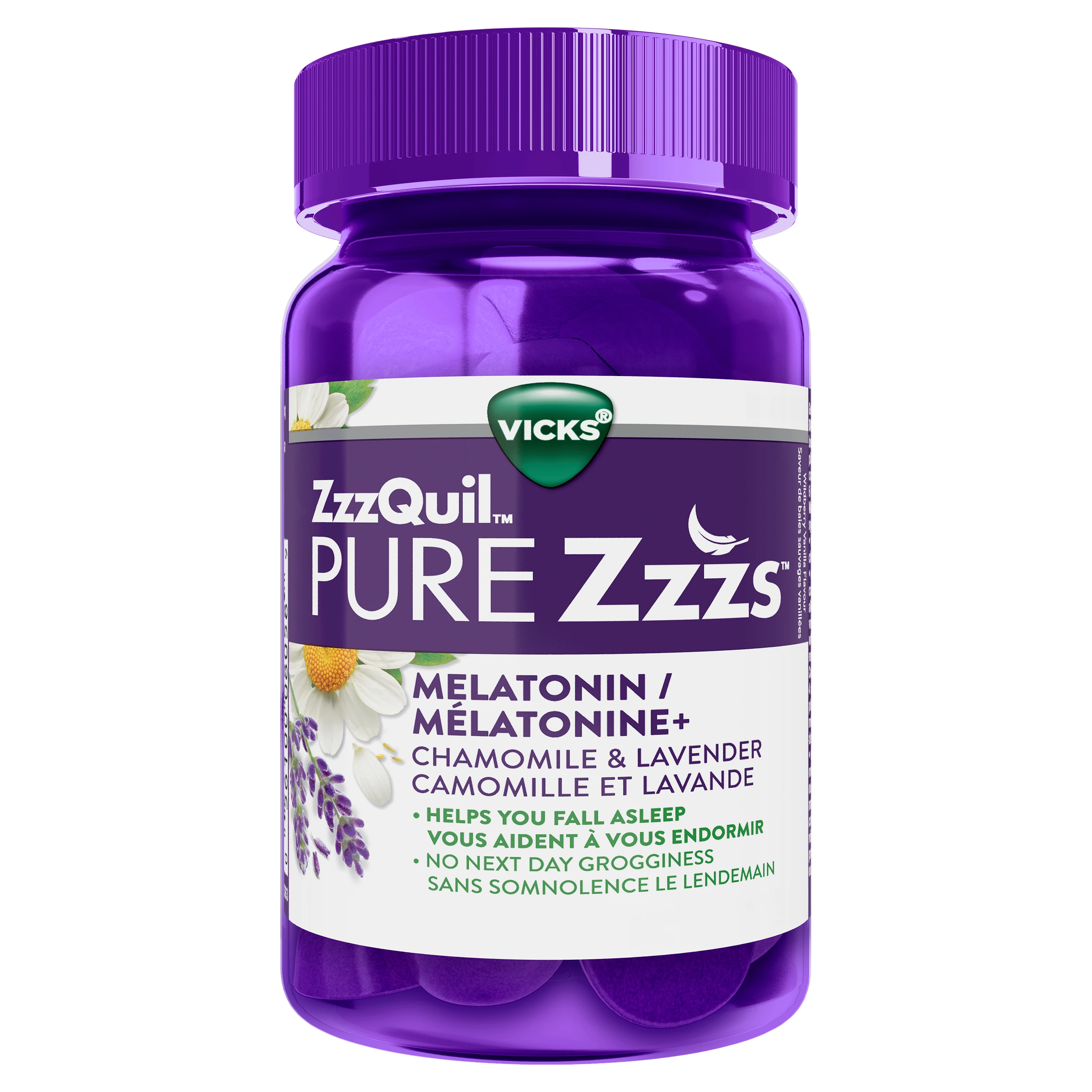 ZzzQuil PURE Zzz Melatonin gummies pack