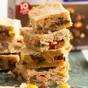 Keto Peanut Butter Monster Cookie Bars