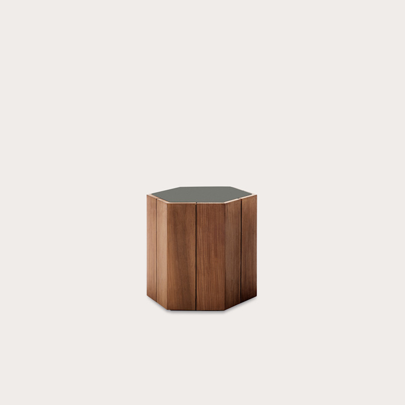 In studio photograph of HEXAGON Side Table