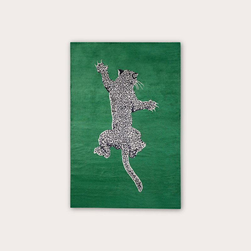 In studio photograph of Climbing Leopard