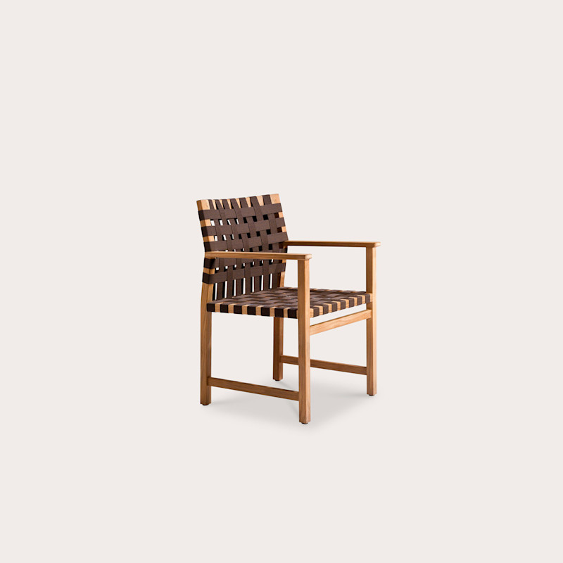 In studio photograph of VIS À VIS Armchair