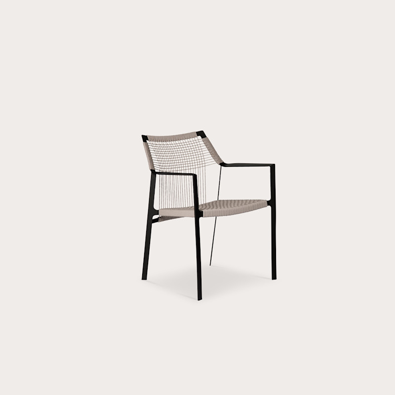 In studio photograph of NODI Armchair