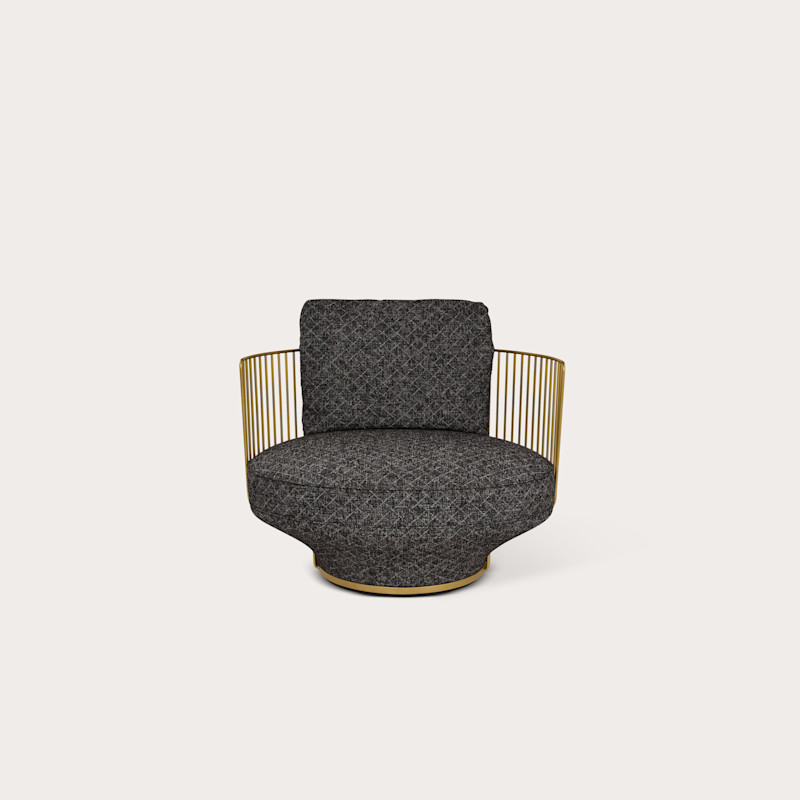 In studio photograph of Paradise Bird Armchair