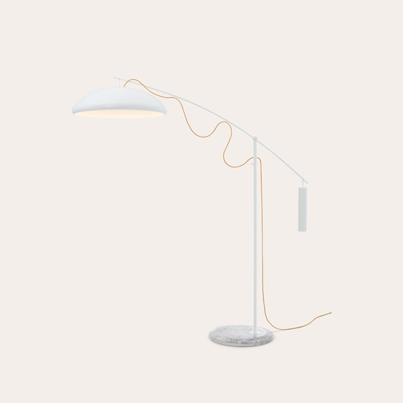 In studio photograph of Takayama Floor Lamp