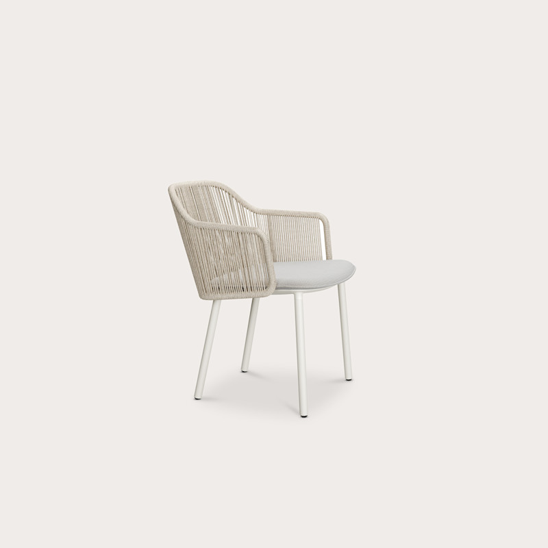 In studio photograph of SENJA Armchair