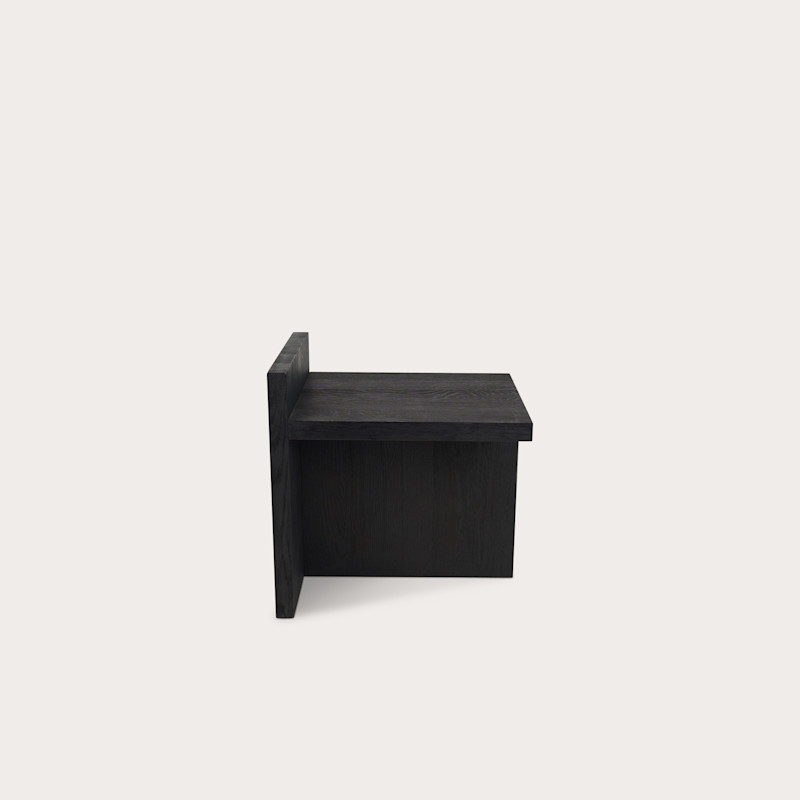 In studio photograph of SHELF TABLE