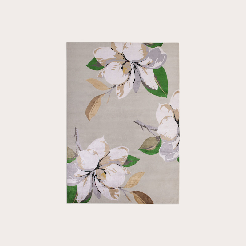 In studio photograph of Magnolia Ice Wool & Silk