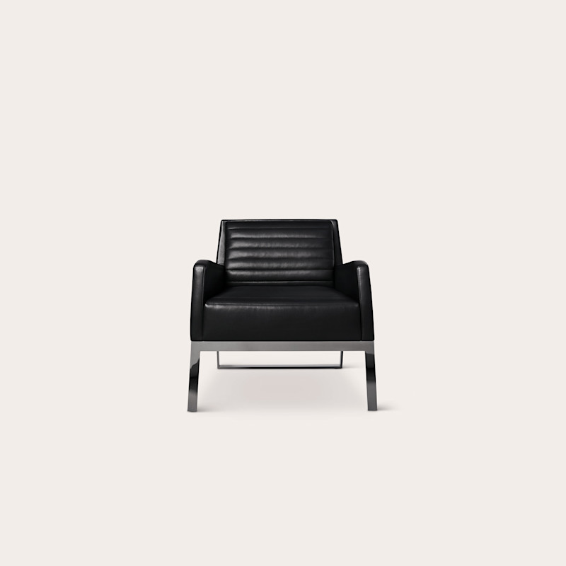 In studio photograph of Fleet Street Lounge Chair Tufted