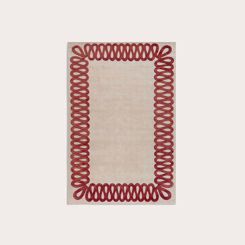 In studio photograph of Ruffle Rouge