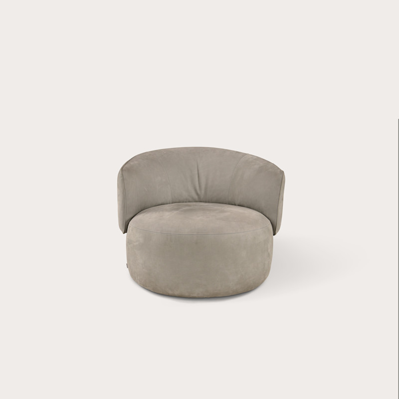 In studio photograph of JANE Armchair Swivel