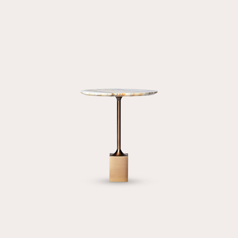 In studio photograph of Madison Avenue Side Table