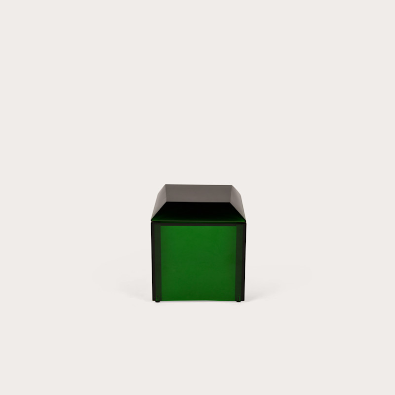 In studio photograph of Faceted Table