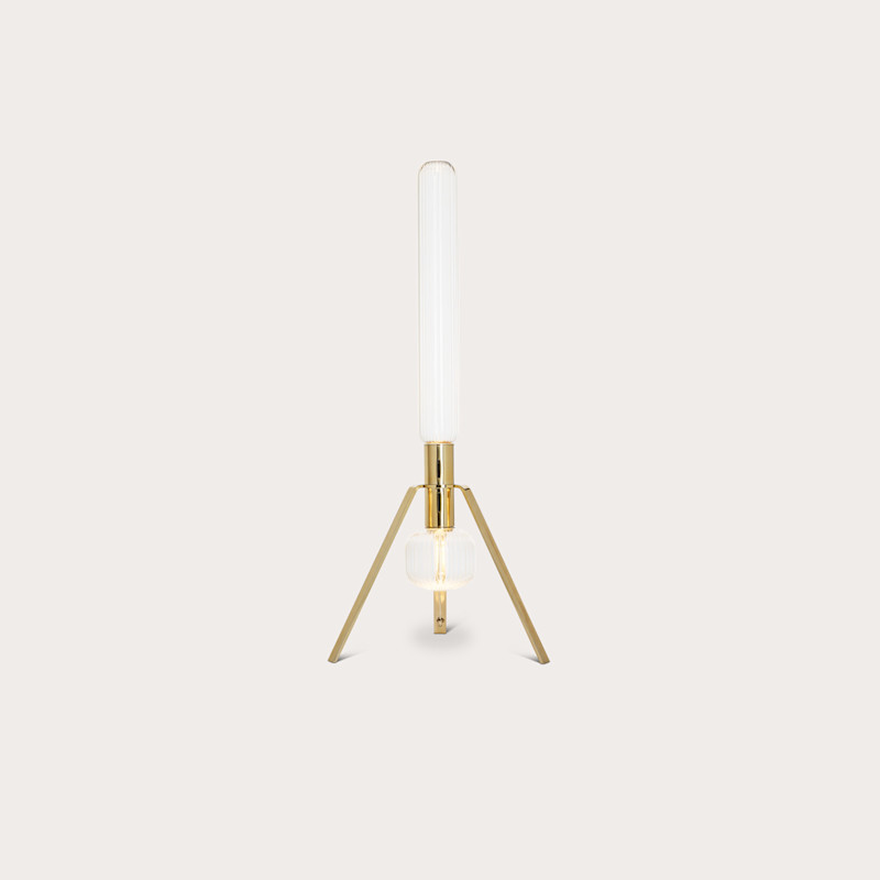 In studio photograph of Cipher Table Lamp Large