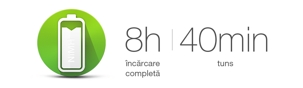 Aparate de tuns Braun cu sistem cu două baterii