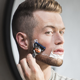 Clean shave to sharpen your look