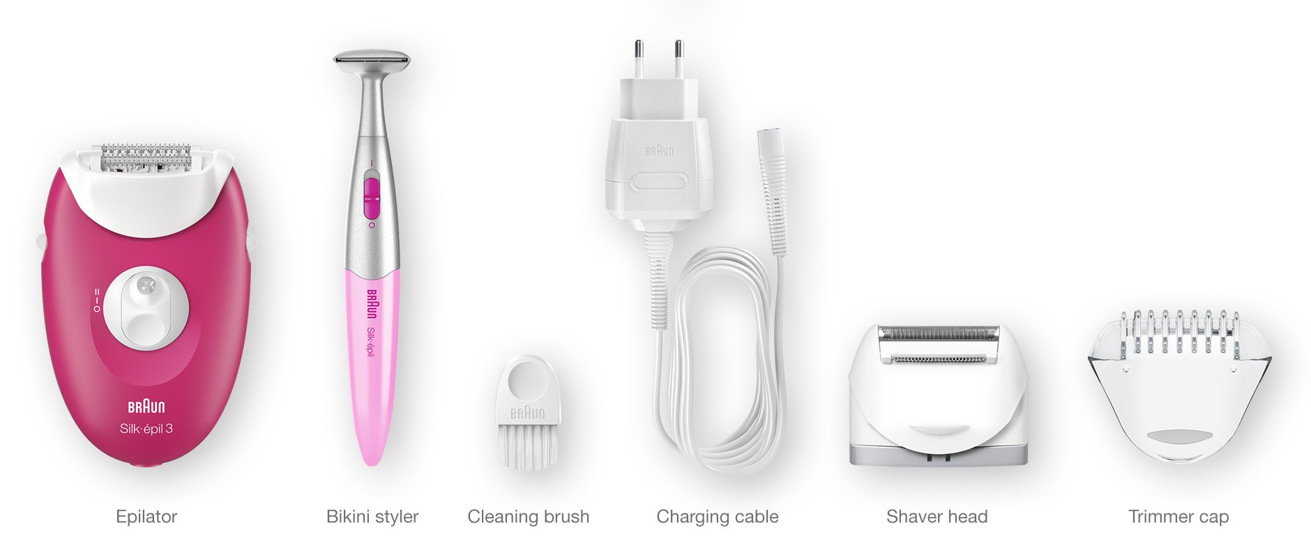 Epilator Braun cu accesorii
