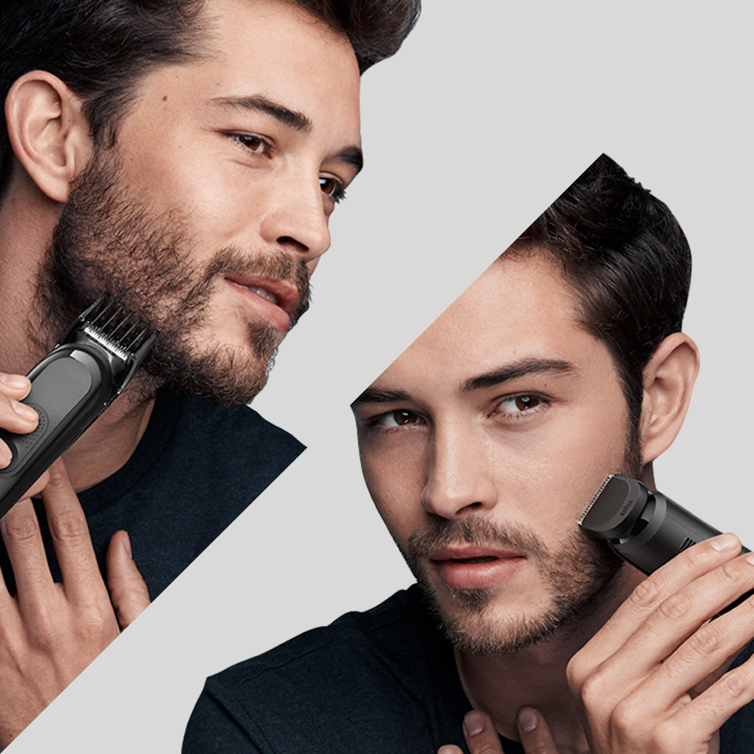 Beard trimming, contour edging and detail trimming