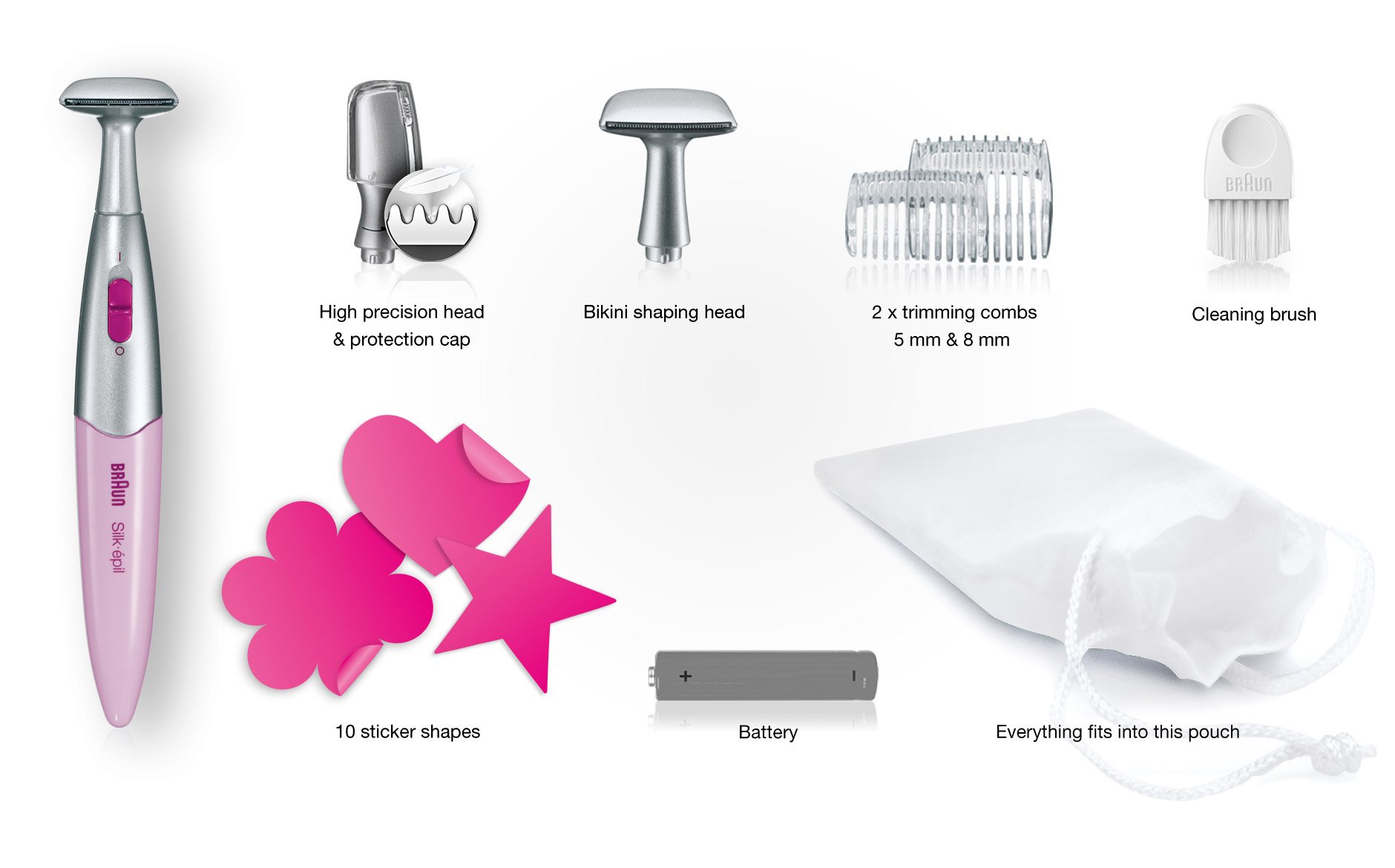 Accesorii Braun Silk-épil 3 în 1