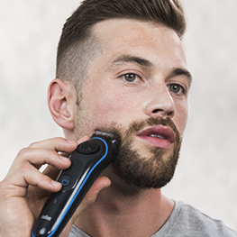 Remove the comb to define an outline
