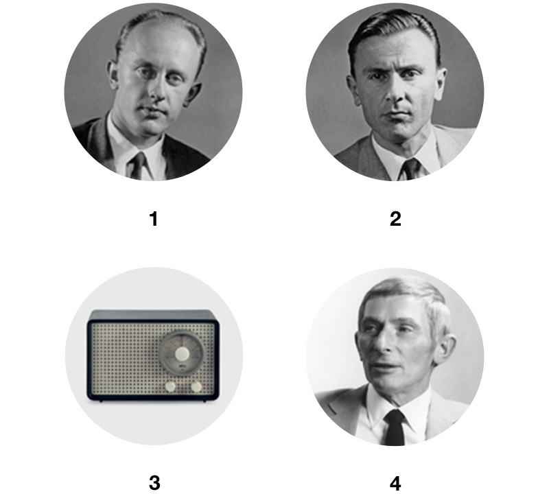 Erwin & Artur Braun and Dr. Fritz Eichler.