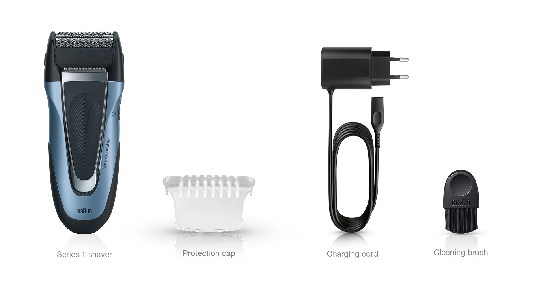 Aparat de ras Braun Series 1 cu diverse accesorii